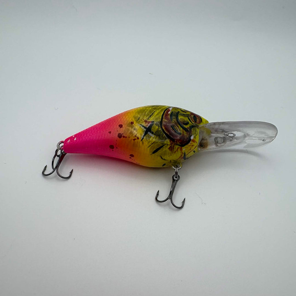 Draxel Deep Diver 9 cm / 11 g — Crankbait plongeant peint main & époxy