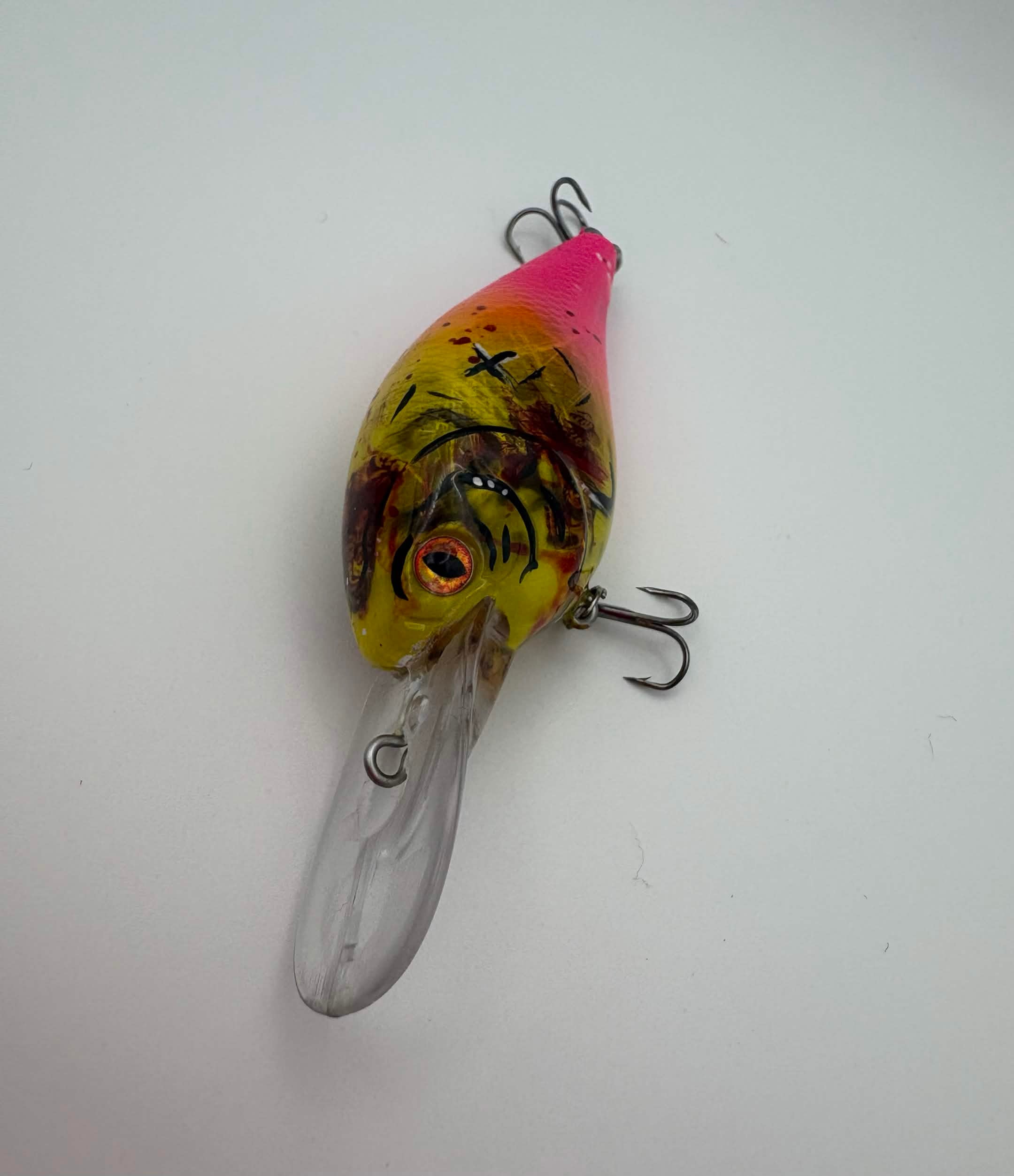 Draxel Deep Diver 9 cm / 11 g — Crankbait plongeant peint main & époxy